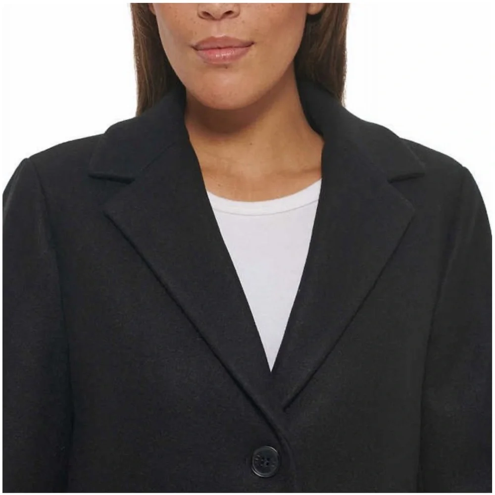 DKNY Ladies' Wool Blend Coat - Picture 3 of 8